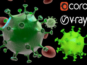 Covid 19 coronavirus 3D Модель