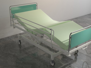 Medical bed Model 3D