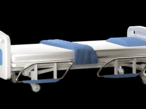 Hospital bed 3D Model
