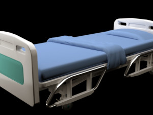 Hospital bed Modelo 3D
