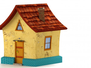 Cartoon house Modelo 3D