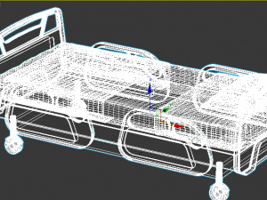 Hospital bad 03 Model 3D