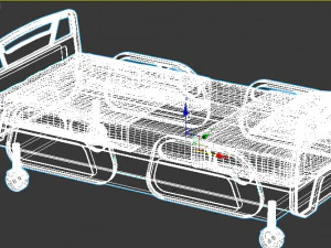 Hospital bad 03 3D Model