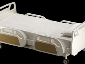 Hospital bad 03 Model 3D