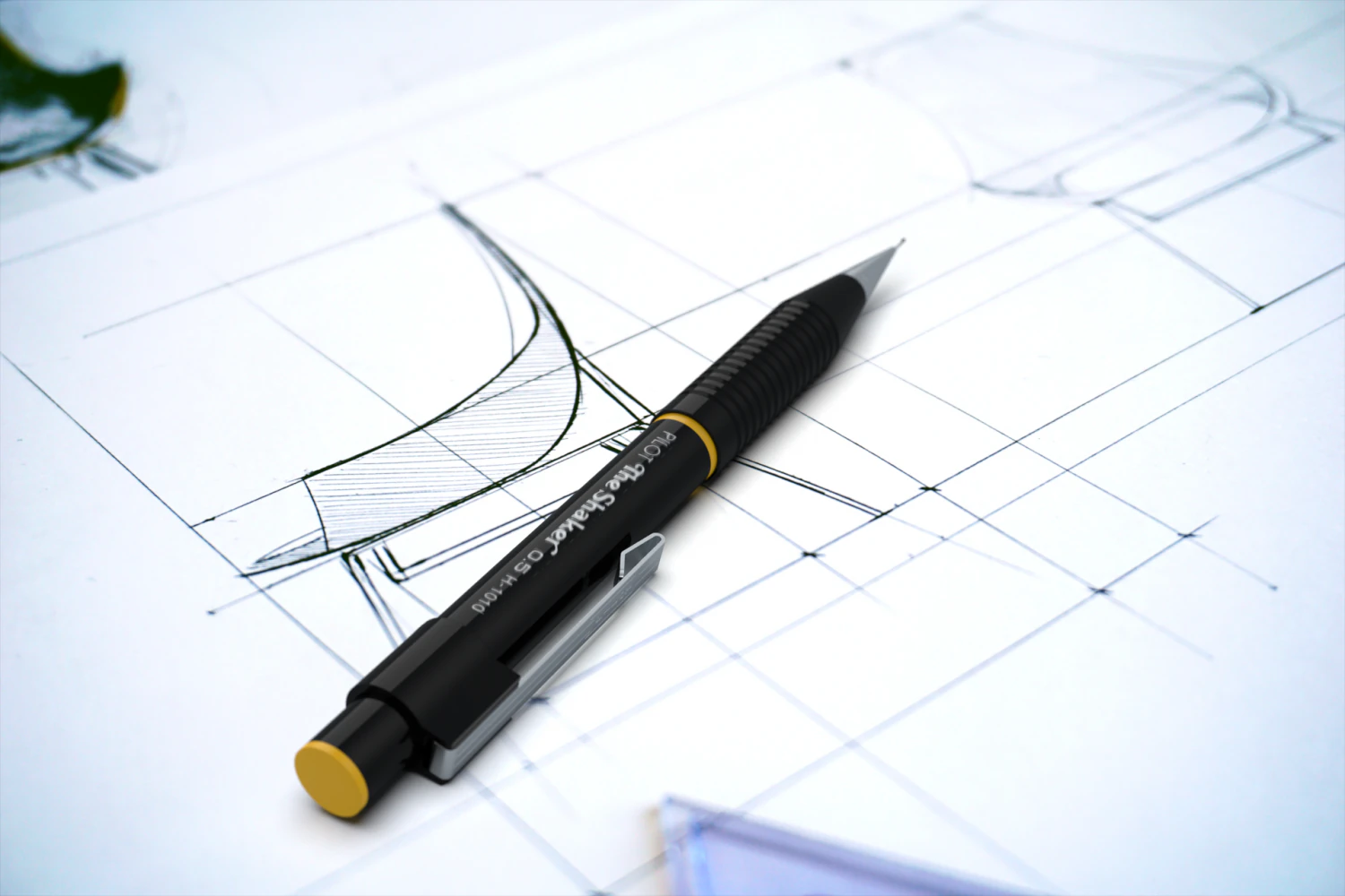 mechanical pencil 3D Model .c4d .max .obj .3ds .fbx .stl .blend 