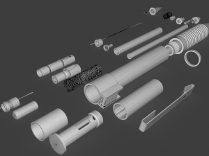 mechanical pencil 3D 模型
