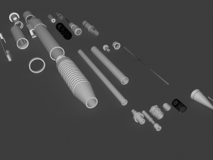 mechanical pencil 3D 模型