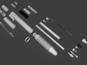 mechanical pencil 3D 模型