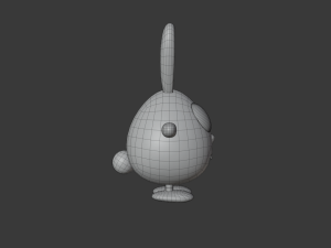 cute bunny family 3D Model
