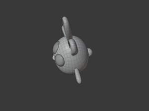 cute bunny family 3D Model
