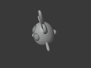 cute bunny family 3D Model