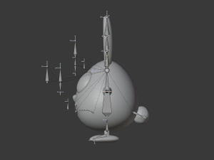 cute bunny family 3D Model