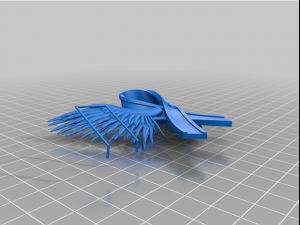 necklace artifact pinand key chain hero ribbon for stopping woman abuse 3D Print Model
