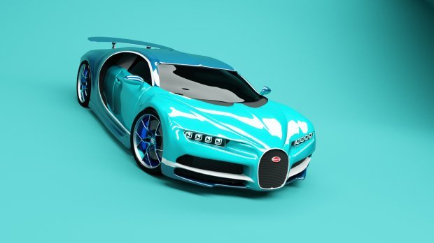 bugatti 3D 模型 .c4d .max .obj .3ds .fbx .stl .blend
