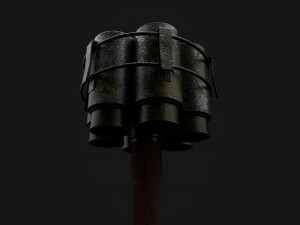 stick grenade 3D Model