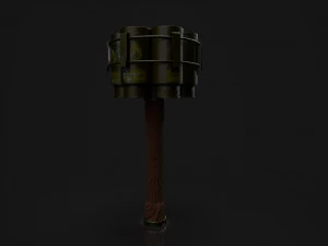 stick grenade 3D Model