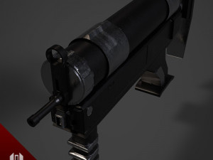 black widow - military 3D Model