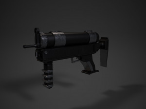 black widow - military Modelo 3D
