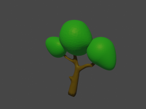 lowpolly tree Modèle 3D