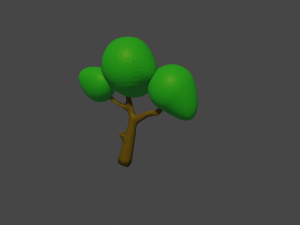 lowpolly tree Modèle 3D