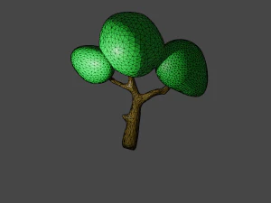 lowpolly tree 3D Model