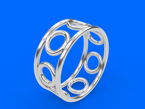 Ring Hoop 3D Принт Модель