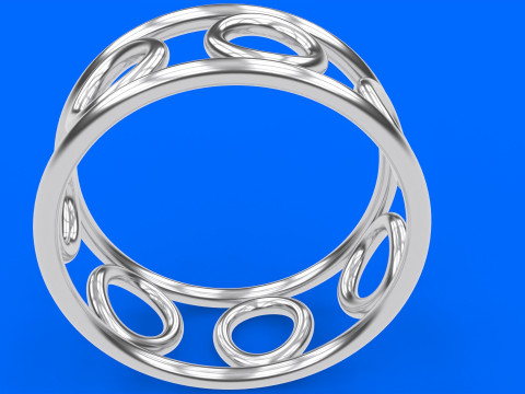 Ring Hoop Model do druku 3D