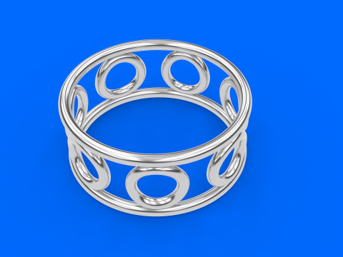 Ring Hoop Model do druku 3D