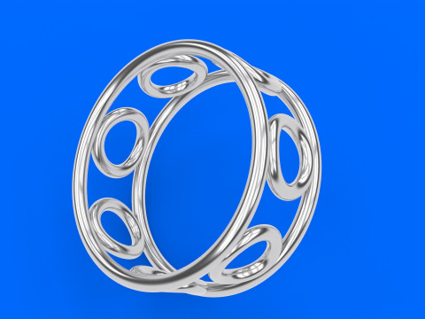 Ring Hoop Model do druku 3D