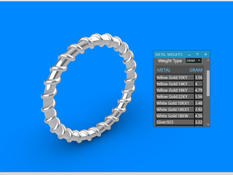 Spiral Ring of life 3D Принт Модель