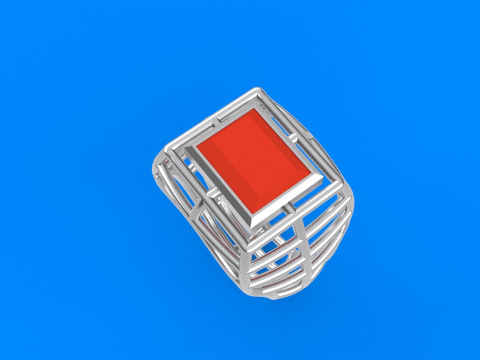Mens Net Ring 3D Принт Модель
