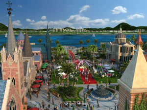 समुद्री फूल द्वीप 3D मॉडल