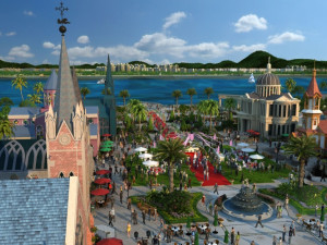 sea flower island 3D Model