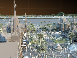 sea flower island 3D Model