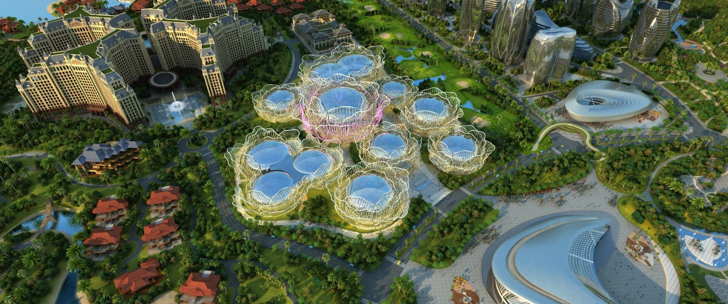 sea flower island 3D Model .c4d .max .obj .3ds .fbx .stl .blend 