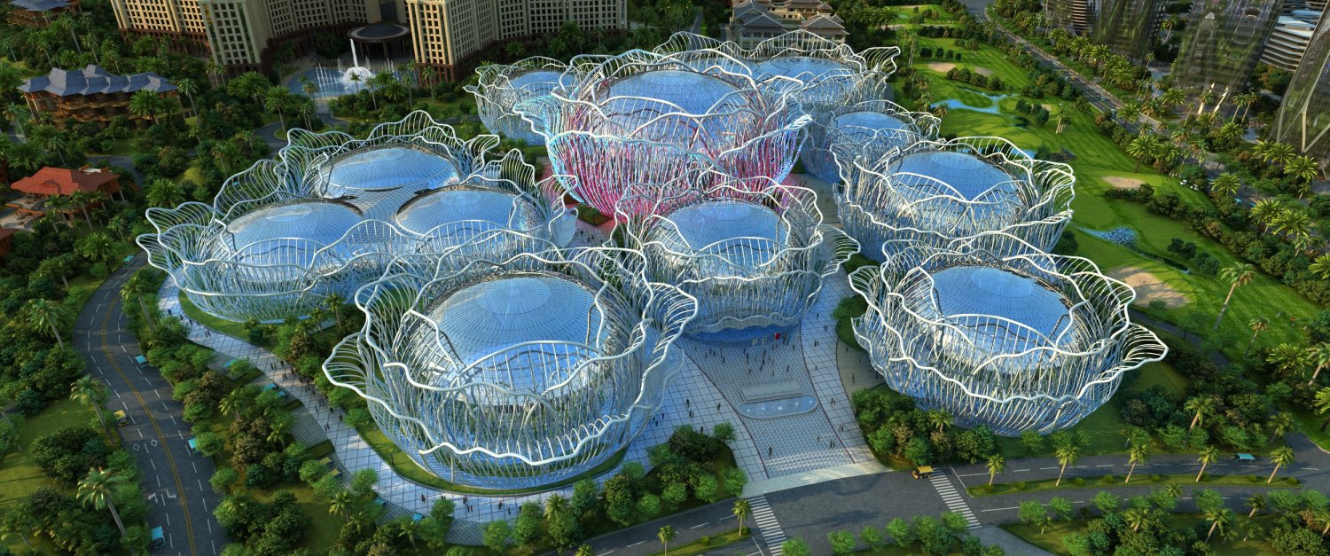 Sea Flower Island 3d Modell In Stadtbilder 3dexport