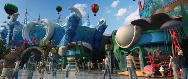 sea flower island 3D Model .c4d .max .obj .3ds .fbx .stl .blend 