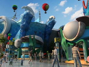 समुद्री फूल द्वीप 3D मॉडल