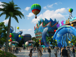sea flower island 3D Model