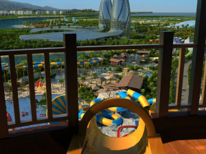 sea flower island Model 3D