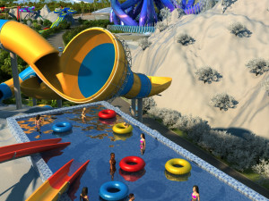 sea flower island Model 3D