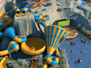 sea flower island Model 3D