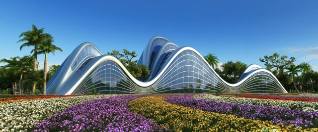 botanical garden Modelo 3D .c4d .max .obj .3ds .fbx .stl .blend 