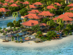 peninsula hotel Modello 3D