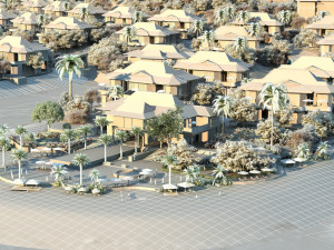 peninsula hotel Modello 3D