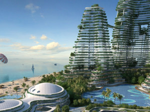 seaside hotel 3D 模型