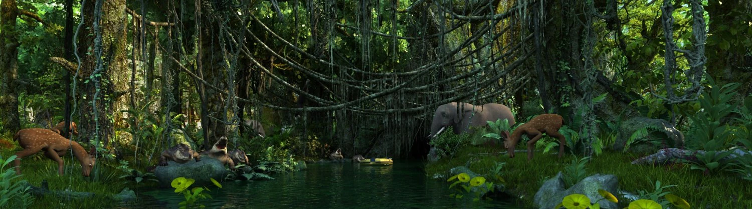 rainforest 3D Model .c4d .max .obj .3ds .fbx .stl .blend 