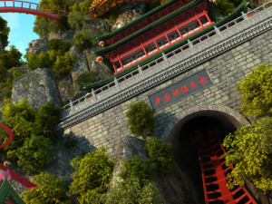 amusement park 3Dモデル