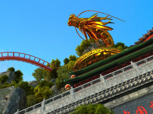 amusement park 3Dモデル