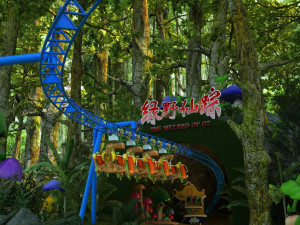 amusement park Modelo 3D